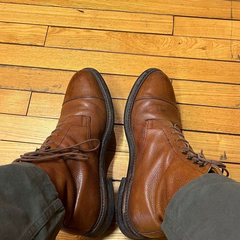 Crockett & Jones Coniston in Tan Scotch Grain