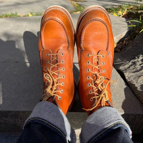 View photo of Red Wing 6-Inch Classic Moc in S.B. Foot Oro Legacy