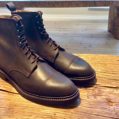 Crockett & Jones Coniston in Dark Brown Roughout Suede