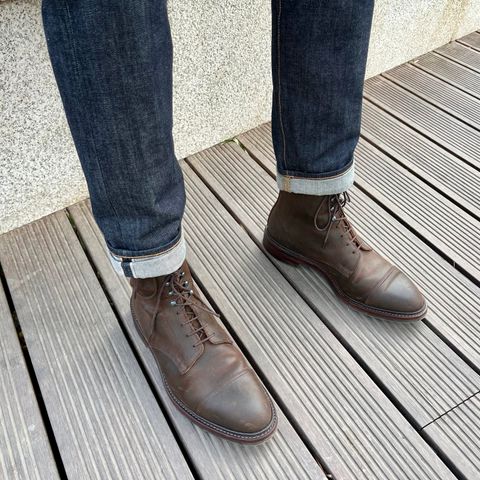 View photo of Crockett & Jones Coniston in Dark Brown Roughout Suede