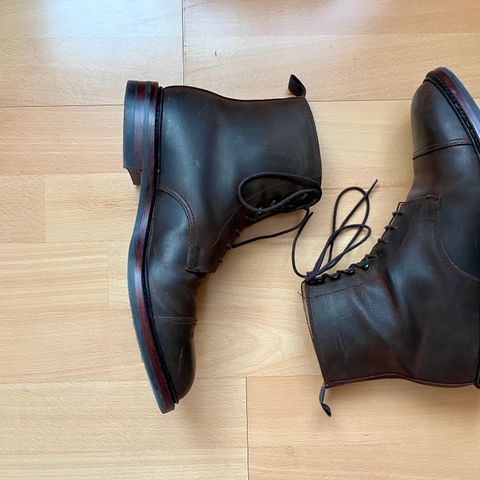 View photo of Crockett & Jones Coniston in Dark Brown Roughout Suede