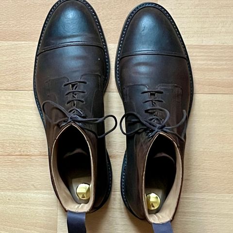 View photo of Crockett & Jones Coniston in Dark Brown Roughout Suede