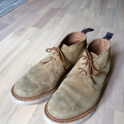 Tricker's Mike Chukka Boot in C.F. Stead Peanut Kudu Reverse
