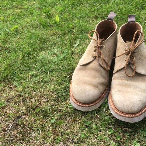 Tricker's Mike Chukka Boot in C.F. Stead Peanut Kudu Reverse