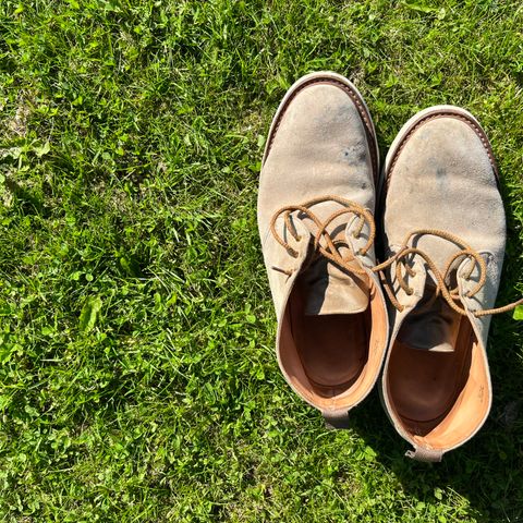 View photo of Tricker's Mike Chukka Boot in C.F. Stead Peanut Kudu Reverse