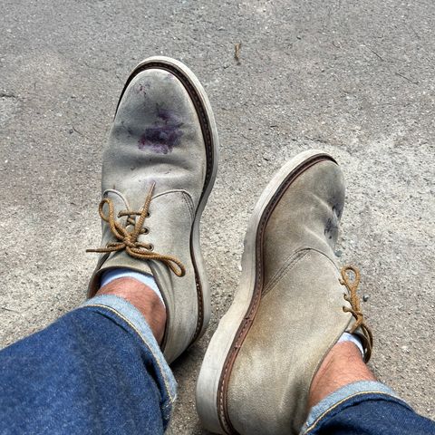 View photo of Tricker's Mike Chukka Boot in C.F. Stead Peanut Kudu Reverse