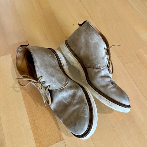 Tricker's Mike Chukka Boot in C.F. Stead Peanut Kudu Reverse