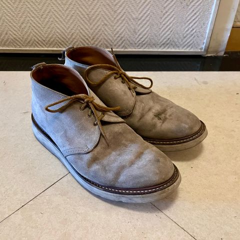 Tricker's Mike Chukka Boot in C.F. Stead Peanut Kudu Reverse