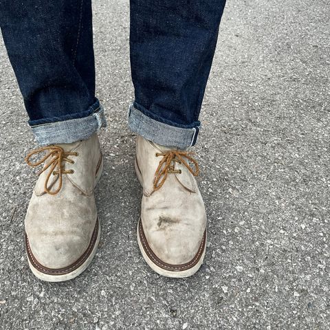 Tricker's Mike Chukka Boot in C.F. Stead Peanut Kudu Reverse