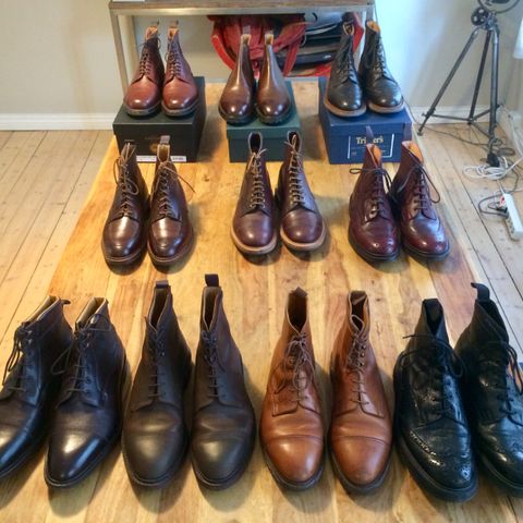 Tricker's Stow Country Boot in C.F. Stead Sign Classic Kudu