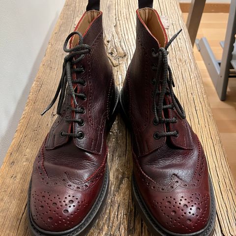 Tricker's Stow Country Boot in C.F. Stead Sign Classic Kudu