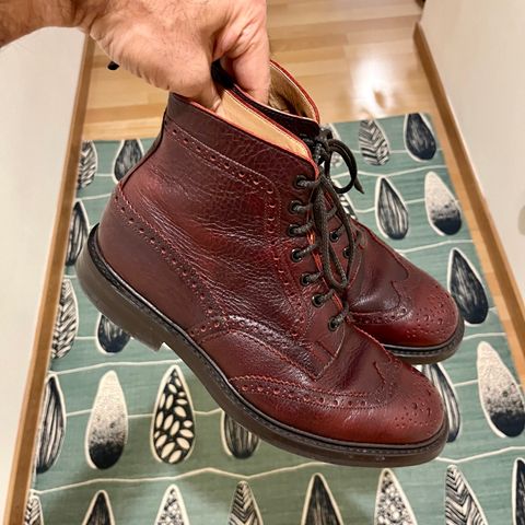 Tricker's Stow Country Boot in C.F. Stead Sign Classic Kudu