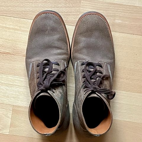 View photo of Briselblack The Hawk in Horween Natural Chromexcel Roughout