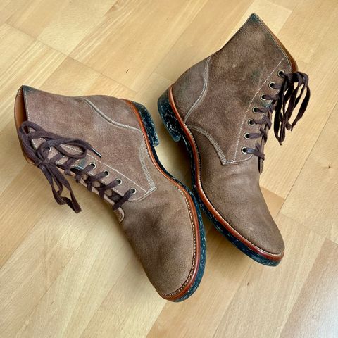 Briselblack The Hawk in Horween Natural Chromexcel Roughout