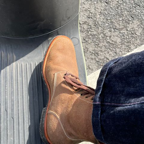 Briselblack The Hawk in Horween Natural Chromexcel Roughout