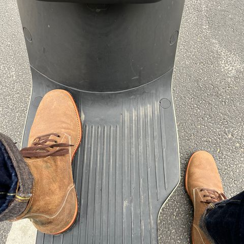 Briselblack The Hawk in Horween Natural Chromexcel Roughout