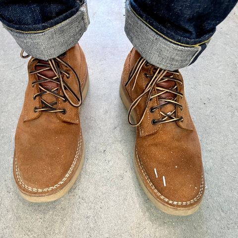 White's C350-CS in Seidel Red Dog Oil Tan Roughout