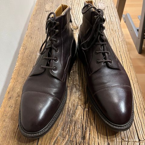 View photo of Edward Green Connemara in Tanneries Haas Dark Brown Utah