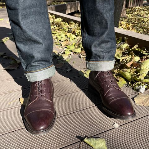 View photo of Edward Green Connemara in Tanneries Haas Dark Brown Utah