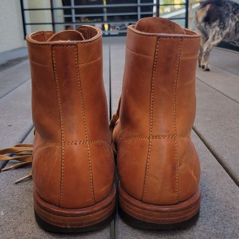 Flame Panda Monkey Boot in Maryam Natural Horsebutt