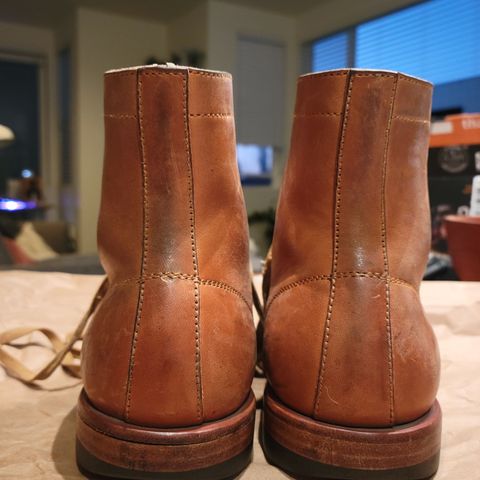 Flame Panda Monkey Boot in Maryam Natural Horsebutt