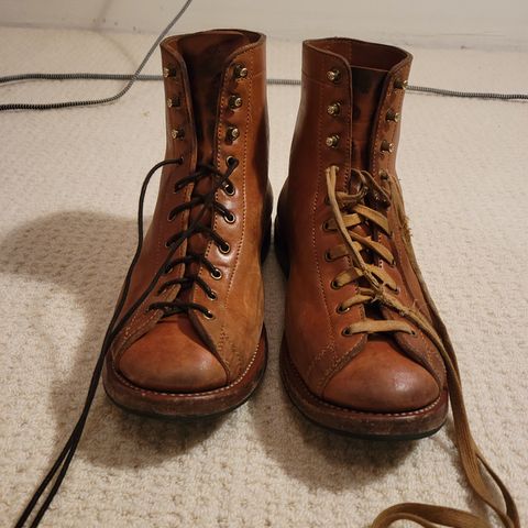 Flame Panda Monkey Boot in Maryam Natural Horsebutt