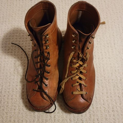 Flame Panda Monkey Boot in Maryam Natural Horsebutt