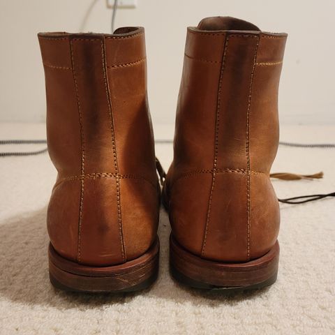 Flame Panda Monkey Boot in Maryam Natural Horsebutt