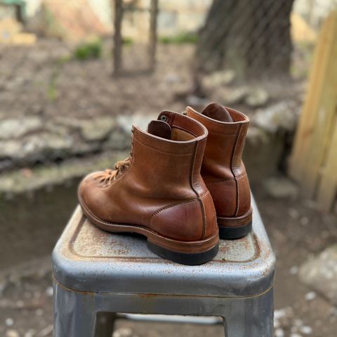Flame Panda Monkey Boot in Maryam Natural Horsebutt