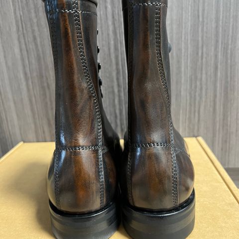 Flame Panda Monkey Boot in Maryam Natural Horsebutt