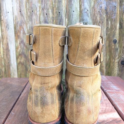 Briselblack The Hanker Tanker Boots in Indonesian Honey Waxed Flesh