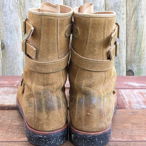 Briselblack The Hanker Tanker Boots in Indonesian Honey Waxed Flesh