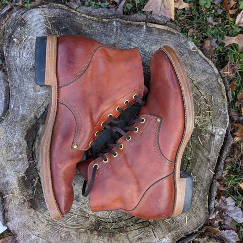 Iron Boots The Great Escape in Guidi Brown Washed Horsebutt