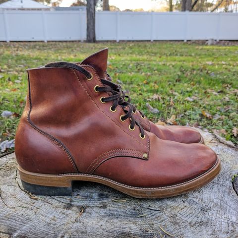 Iron Boots The Great Escape in Guidi Brown Washed Horsebutt