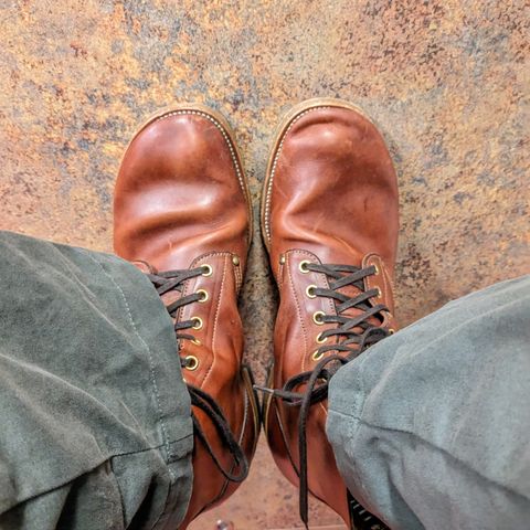 Iron Boots The Great Escape in Guidi Brown Washed Horsebutt