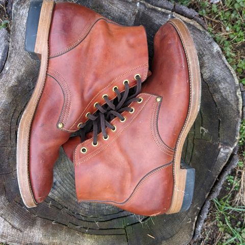 Iron Boots The Great Escape in Guidi Brown Washed Horsebutt