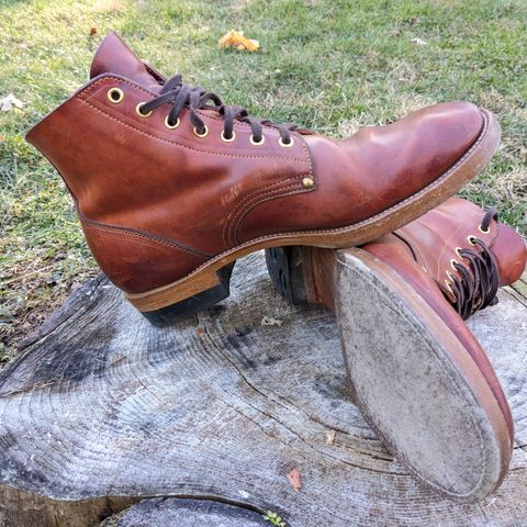 Iron Boots The Great Escape in Guidi Brown Washed Horsebutt