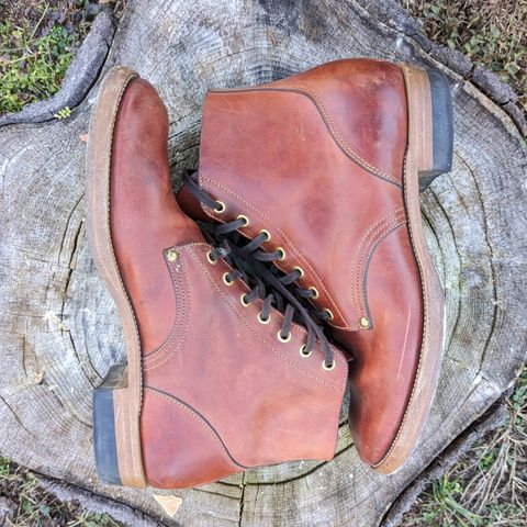 Iron Boots The Great Escape in Guidi Brown Washed Horsebutt