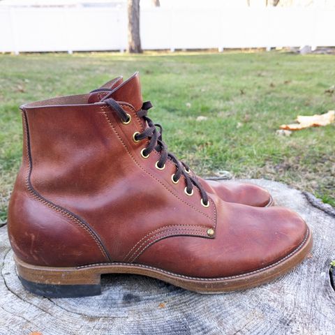 Iron Boots The Great Escape in Guidi Brown Washed Horsebutt