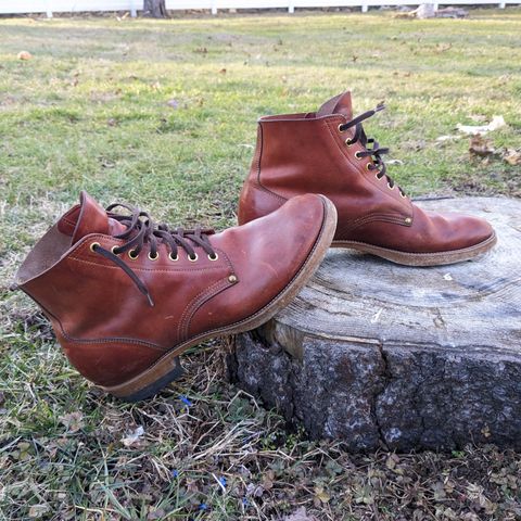 Iron Boots The Great Escape in Guidi Brown Washed Horsebutt