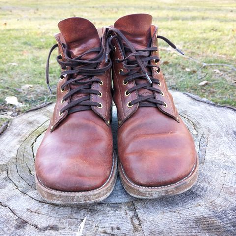 Iron Boots The Great Escape in Guidi Brown Washed Horsebutt