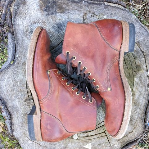 Iron Boots The Great Escape in Guidi Brown Washed Horsebutt