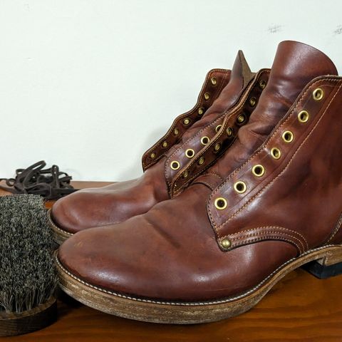 Iron Boots The Great Escape in Guidi Brown Washed Horsebutt