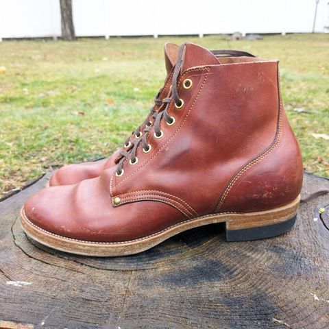 Iron Boots The Great Escape in Guidi Brown Washed Horsebutt