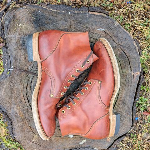 Iron Boots The Great Escape in Guidi Brown Washed Horsebutt