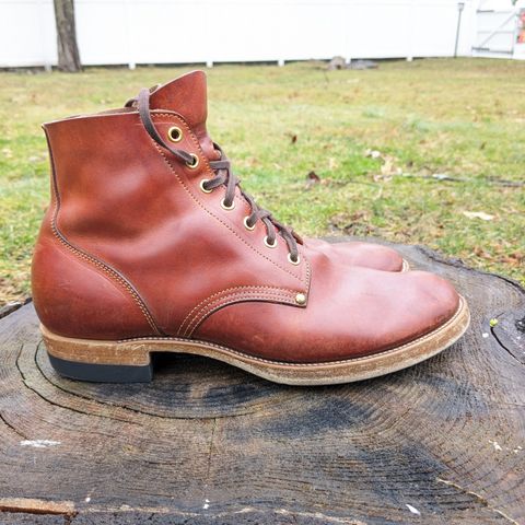 Iron Boots The Great Escape in Guidi Brown Washed Horsebutt