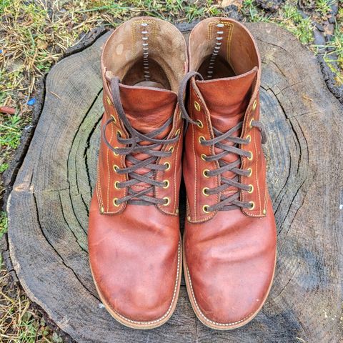 Iron Boots The Great Escape in Guidi Brown Washed Horsebutt