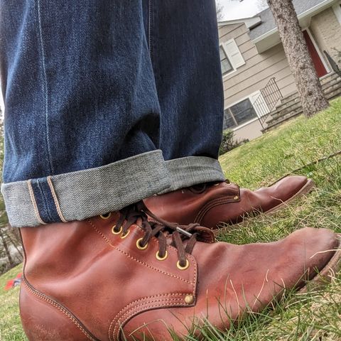 Iron Boots The Great Escape in Guidi Brown Washed Horsebutt