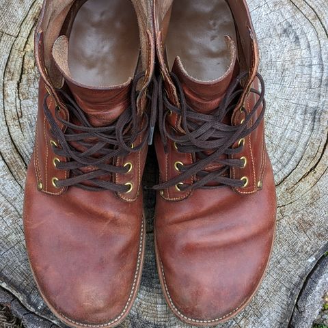 Iron Boots The Great Escape in Guidi Brown Washed Horsebutt