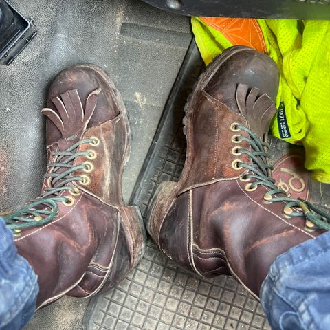 Dayton Boots Lineman (Vintage) in Seidel Ranger red